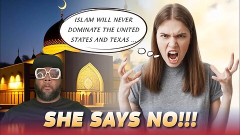 BASED KAREN GOES HARD AT ISLAMIC RALLY! #islam #quran #texas