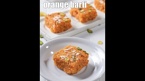 orange Barfi recipe ll nagpur special barfi recipe ll santra Barfi recipe ll Haldiram's Orange Burfi