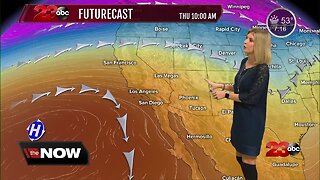 Kern County will be dry through Friday before a storm arrives this weekend