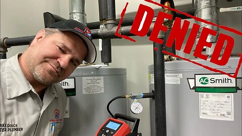Warranty Claim for Defective Water Heater Leak DENIED Hydrostatic Pressure Test PASSED