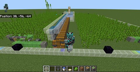 Minecraft Bedrock 1.20+ Sugar Cane / Bamboo farm Build and Demo