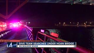 Abandoned U-Haul left on Hoan Bridge prompts dive team search in Milwaukee River