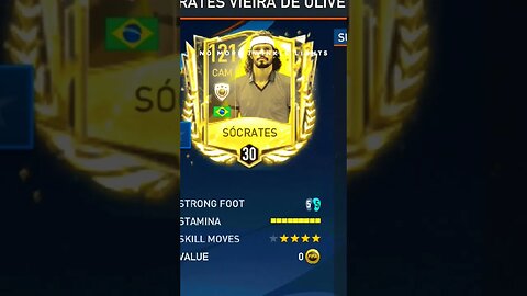 Max rated Socrates 🤯#fifamobile