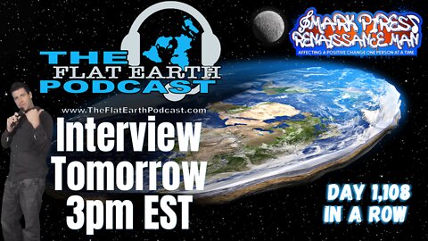 Tomorrow 3pm Flat Earth Dave Interview! Be There With Your Questions!