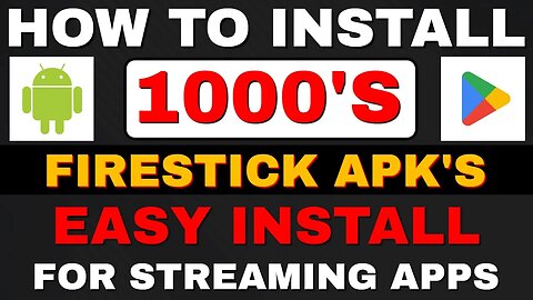 BRAND NEW way to INSTALL 1000'S of FIRESTICK & FIRE TV APPS! 2023 UPDATE!