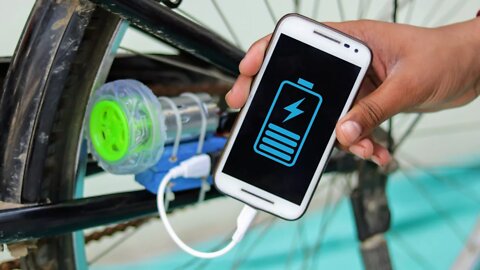 How To Charge Your Mobile With Bicycle - Free Energy