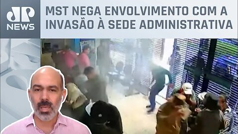 Polícia expulsa supostos invasores do MST de sede administrativa no DF; Schelp analisa