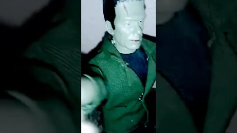 Found color footage of Frankenstein vs The Wolf Man! #frankenstein #wolfman