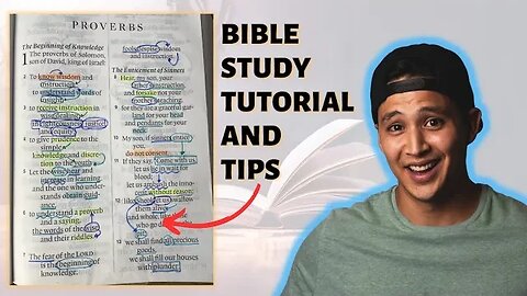 How I Study The Bible: Learn How To Study the Bible For Yourself | Proverbs 1:1-7