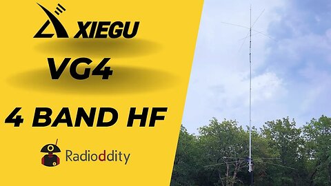 XIEGU VG4 VERTICAL HF ANTENNA | Setup and Tuning