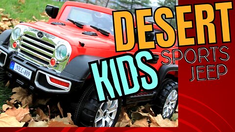 Desert Electric Sports Jeeps for kids | Electric Rechargeable Sports Jeeps for kids