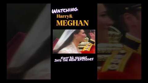 Watching #harryandmeghan the 1st 30 seconds in… OMG !