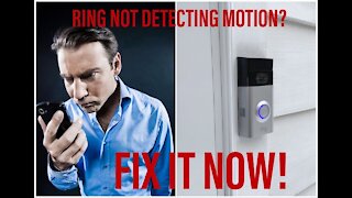 RING DOORBELL CAMERA NOT RECORDING ALL OR ANY MOTION? TRY THIS.