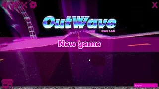 OutWave demo, 80's retro neon car wreck simulator with EXTRA LOUD music. -_- Could it be louder?!!!!