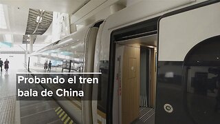 Probamos el tren bala de China