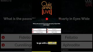 QaLiTe74 password in eyes wide shut #QUIZarenaLIVE #tournament #shorts