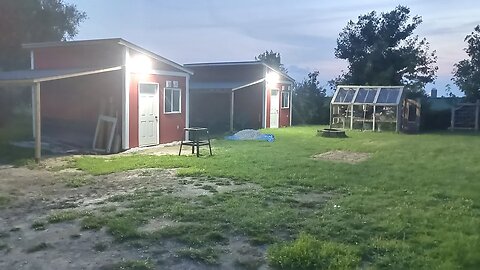Twin Mini Barns- Phase 8: Finishing the Electricity / Pig Feeder Update / Feeling burnt out.