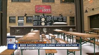 South Shore Terrace Beer Garden opens Wednesday despite the snow