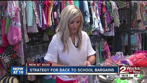 Strategy for back to school bargains