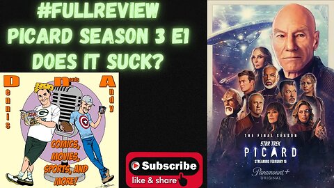 Star Trek Picard Season 3 Episode 1 Does it suck? Find out #fullreview