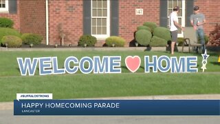 Lancaster woman receives warm welcome home after six month hospital stay