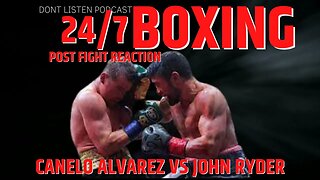 Canelo Alverez Post Fight Reaction| 24/7 boxing