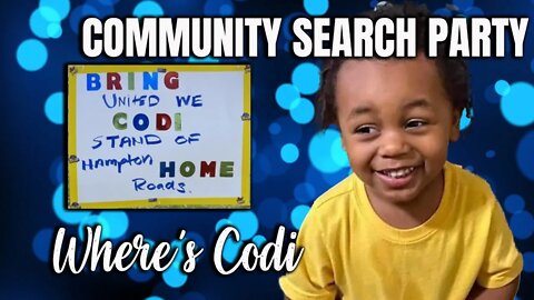 CODI BIGSBY UPDATE & Community Search Party | Feat: United We Stand of Hampton Roads #BringCodiHome