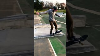 Some flicks to grinds on 2 inch curb #skateboarding #skateboard #skate