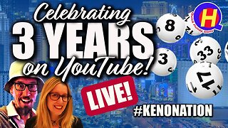 🚨LIVE KENO! QHS 3-Year Anniversary from Las Vegas!