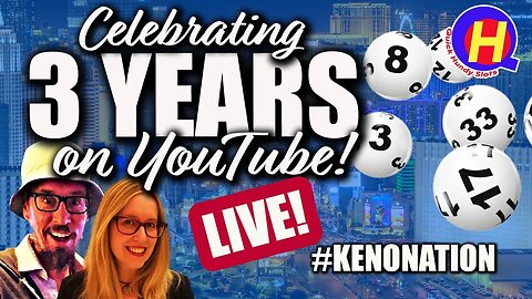 🚨LIVE KENO! QHS 3-Year Anniversary from Las Vegas!
