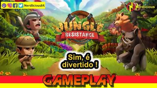 🎮 GAMEPLAY! JUNGLE RESISTANCE é um jogo de mecânica simples e divertido! Confira nossa Gameplay!