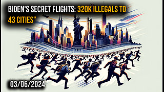 🛫🕵️‍♂️ Unveiling the Shadows: Biden's Secret Flights Disperse 320K Illegals Across 43 Cities 🕵️‍♂️🛫