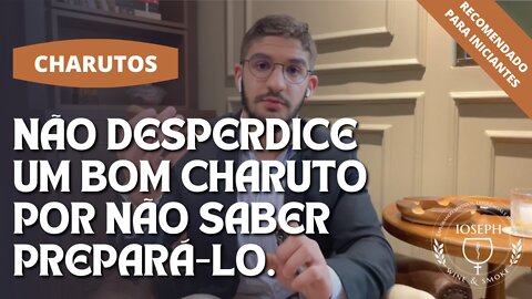 Como cortar e acender um charuto?