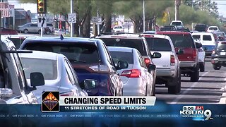 Speed limits changing on some Tucson roads