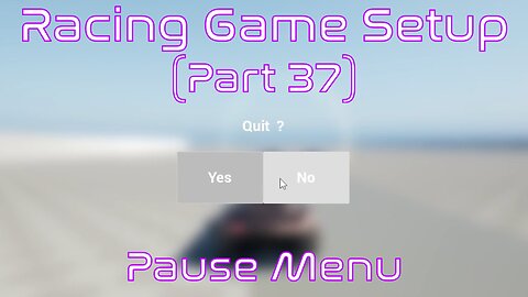 How to setup a Pause Menu | Unreal Engine | Racing Game Tutorial