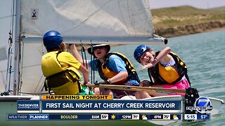 First sail night at Cherry Creek Reservoir