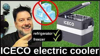 ICECO jp40 review. Portable refrigerator freezer. Electric cooler. discount in the description [521]