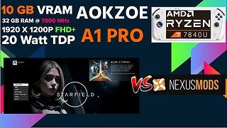 Using Mods in Starfield on AOKZOE A1 Pro + THANK YOU VERY MUCH for 1,000 Subs!!!
