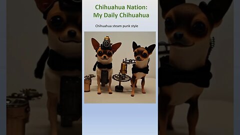 Steam punk chihuahuas #shorts