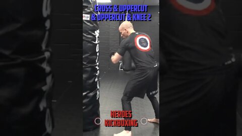 Heroes Training Center | Kickboxing "How To Double Up" Cross & Uppercut & Uppercut & Knee 2 #Shorts