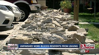 Unfinished Work Causing Residents Concern