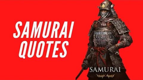 samurai quotes