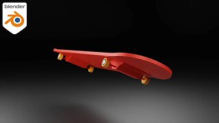 Skateboard in #blender