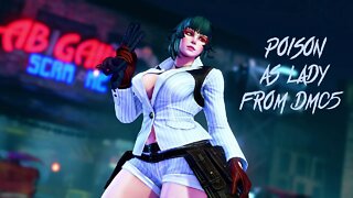 Street Fighter V Poison as Lady from DMC5 Outfit