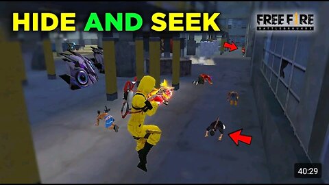HIDE and SEEK Intresting Gameplay with Amitbhai and Romeo Garena Free Fire Total Gaming.