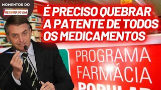 Bolsonaro corta recursos do programa Farmácia Popular | Momentos do Resumo do Dia