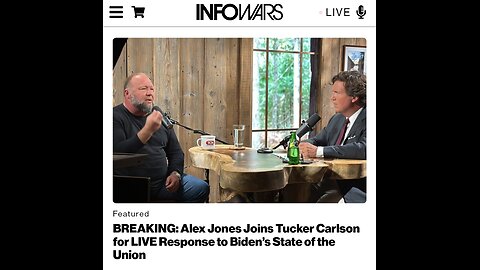 Alex Jones With Tucker On The State Of The Union