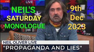 Neil Oliver's Saturday Monologue - 9th December 2023.