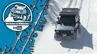 Solo Winter Deep Snow Camping in the Diesel Jeep XJ (Overland Vlog 13)