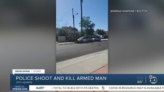 Police shoot and kill armed man